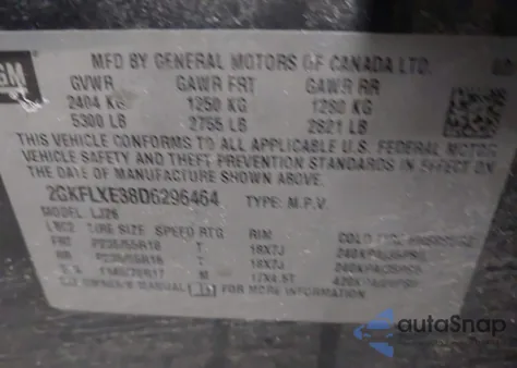 2013 GMC Terrain Slt from USA, damaged, VIN 2GKFLXE38D6296464